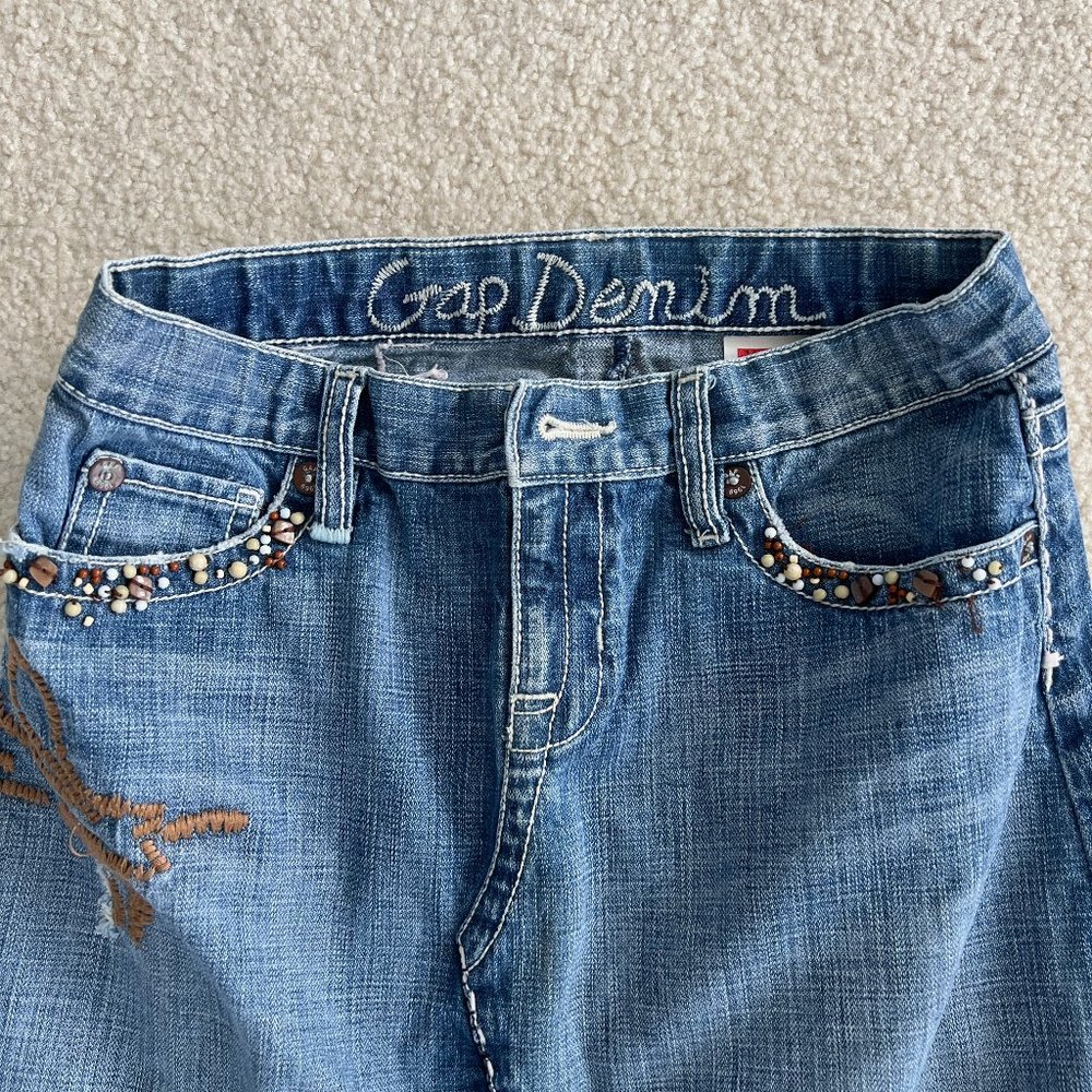 gap denim skirt